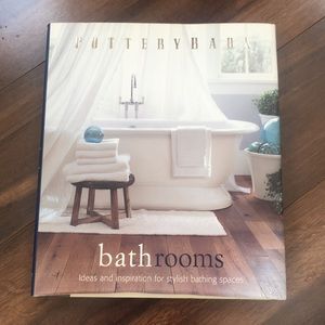 Pottery Barn bathrooms Hardcover coffee table book